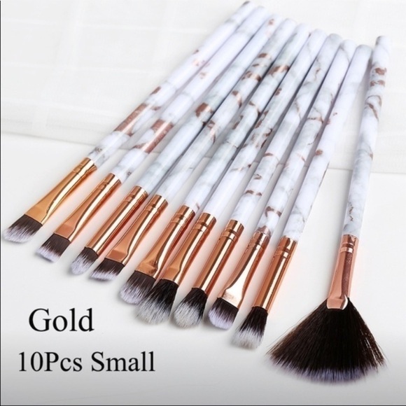 Other - Marble Makeup Brush Set